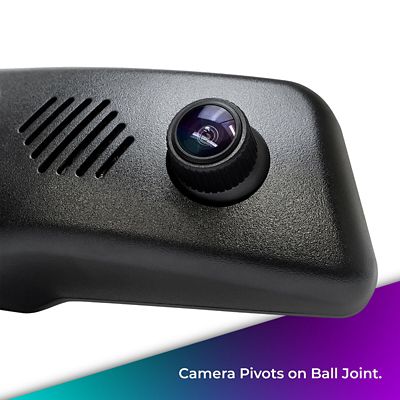 Image showing  Rear View Mirror with 10 in. LCD, 1080p Built-In Dash Cam, AHD Backup Camera and Parking Mode
