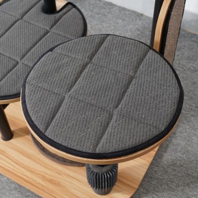 Image showing  Starbz Industrial-Style Modern Carpet and Natural Sisal Cat Tower, 37.5 in.