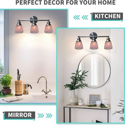 Image showing 5 th SUPERHUNTER Vanity Light with Bathroom Sets, JLB-LBS-LBS05