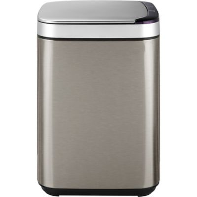 Image showing  10-Liter / 2.6 gal. Trash Can with Sensor Lid and Carbon Odor Control in Stainless Steel, HTRASH10L-1
