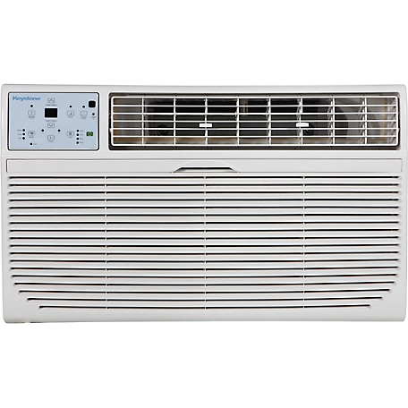 Keystone Energy Star 10,000 BTU 230V Through-The-Wall Air Conditioner with Follow Me Lcd Remote Control, KSTAT10-2D