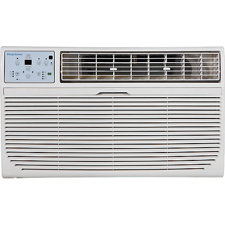 Keystone 14,000 BTU 230V Through-The-Wall Air Conditioner with Follow Me Lcd Remote Control, KSTAT14-2D