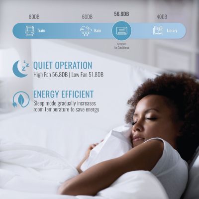 Image showing  230 V Through-the-Wall Air Conditioner with 10,600 BTU Supplemental Heat, 700 sq. ft., 14,000 BTU