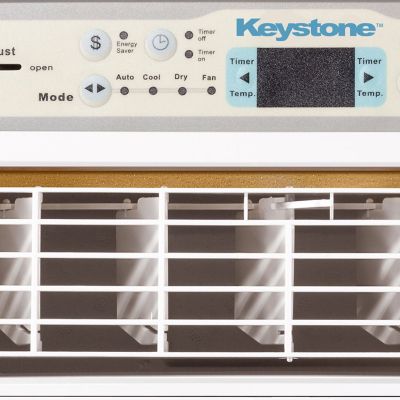 Image showing 8 th Keystone 115V Slider/Casement Window Air Conditioner, 350 sq. ft., 8,000 BTU