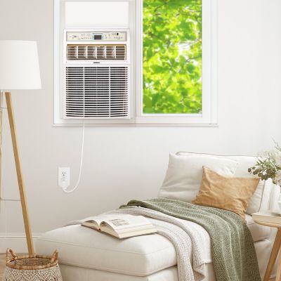 Image showing 9 th Keystone 115V Slider/Casement Window Air Conditioner, 350 sq. ft., 8,000 BTU