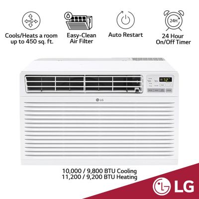 Image showing  10,000 BTU 230V Through-The-Wall Air Conditioner with 11,200 BTU Supplemental Heat Function, LT1033HNR