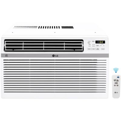 LG 12000 BTU 115V Window-Mounted Air Conditioner with Wi-Fi Control