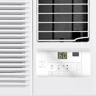 Image showing 9 th LG 230V Window Air Conditioner with Supplemental Heat, 575 sq. ft., 11,700/12,200 BTUs