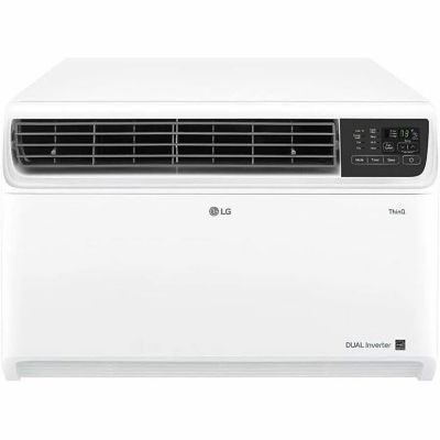 Image showing 6 th LG 230V Dual Inverter Window Air Conditioner with Wi-Fi Control, 1,000 sq. ft., 18,000 BTU