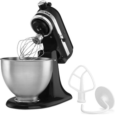 Image showing 5 th KitchenAid 10-Speed Tilt-Head Stand Mixer in Onyx Black, K45SSOB