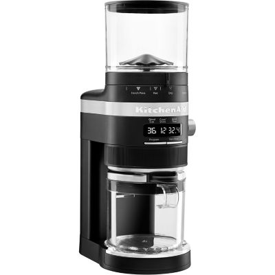 Image showing  Burr Coffee Grinder in Black Matte