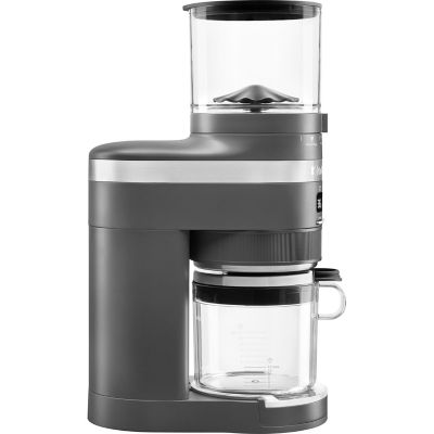 Image showing  Burr Coffee Grinder, Matte Charcoal Gray