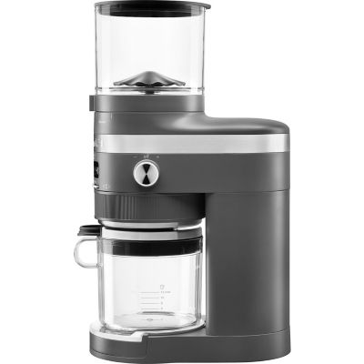 Image showing  Burr Coffee Grinder, Matte Charcoal Gray