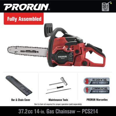 Image showing  14 in. 37.2 cc Gas Chainsaw