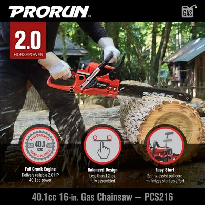 Image showing  16 in. 40.1cc Gas Chainsaw