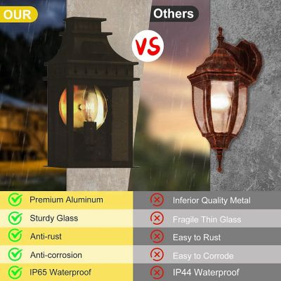 Image showing 5 th SUPERHUNTER Outdoor Wall Sconce, JLB-EDL-EL0054