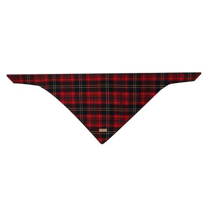 Image showing  Red Plaid Pet Bandana