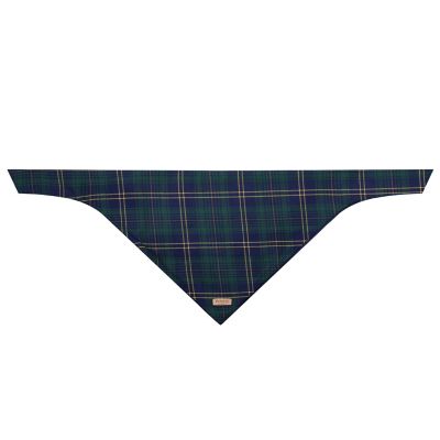 Image showing  Green and Navy Plaid Pet Bandana, 505821