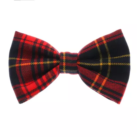 Fetchin' Co Red Plaid Pet Bow Tie 505824 Dog Bandanas Ties & Accessories