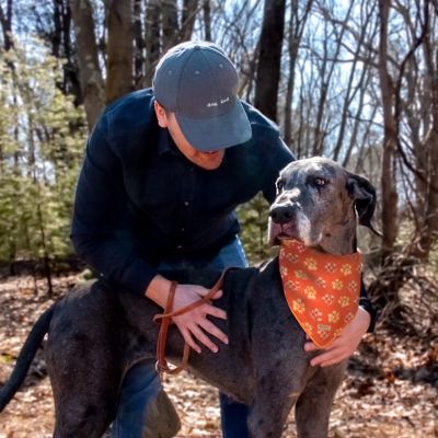 Image showing  Fall Pawprint Pet Bandana
