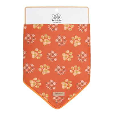 Fetchin' Co Fall Pawprint Pet Bandana