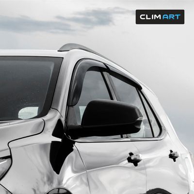 Image showing  Tape-On Window Deflectors Extra Durable for Chevy Equinox 18-23