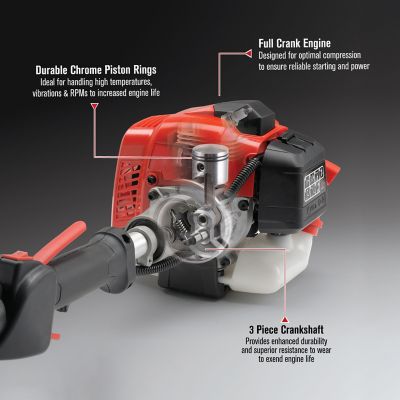 Image showing 5 th PRORUN 15 in. 25.4cc Curved Shaft Gas String Trimmer, 2-Cycle
