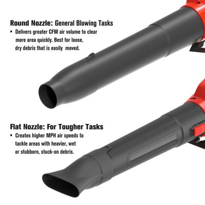 Image showing  190 MPH/680 CFM 60V Cordless Handheld Leaf Blower, Battery and Charger Included