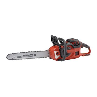PRORUN 60V 16 in. Brushless Cordless Chainsaw with 5.0 Ah Battery and Charger, PCS160H And it's not heavy like a gas chainsaw