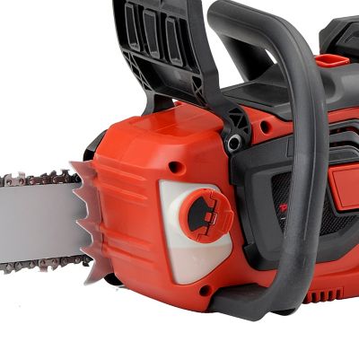 Image showing 9 th PRORUN 16 in. 60V Cordless Chainsaw, Battery and Charger Included