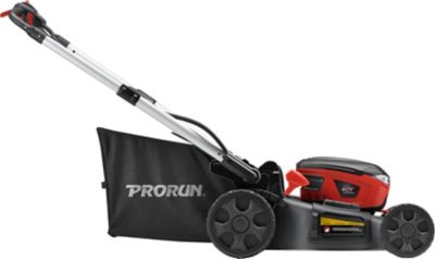 Image showing 6 th PRORUN 21 in. 60V Steel Deck Brushless Cordless Self-Propelled Lawn Mower with 5.0 Ah Battery and Charger