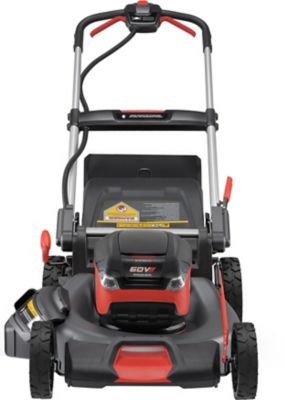 Image showing 7 th PRORUN 21 in. 60V Steel Deck Brushless Cordless Self-Propelled Lawn Mower with 5.0 Ah Battery and Charger