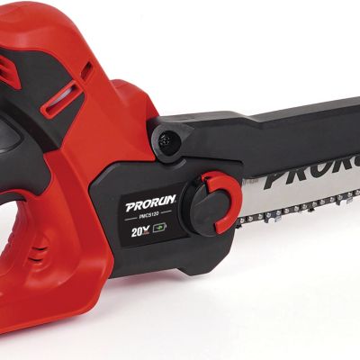 Image showing 9 th PRORUN 7 in. 20V Cordless Mini Chainsaw, Battery and Charger Included