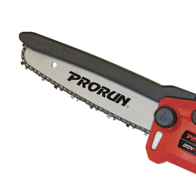 Image showing 10 th PRORUN 7 in. 20V Cordless Mini Chainsaw, Battery and Charger Included