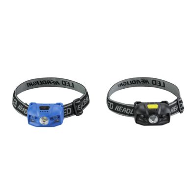 JobSmart Portable Drycell and Rechargeable Headlamp Set