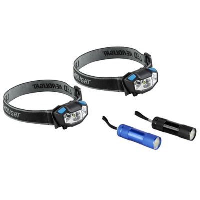 Image showing  100-Lumen Flashlight and Headlamp Set, 4-Pack