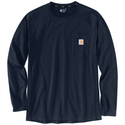 Image showing 0 th Carhartt Men's Force Relaxed Fit Midweight Long-Sleeve Pocket T-Shirt
