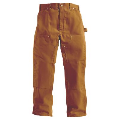 Image showing 1 th Carhartt Men's B01 Loose Straight Firm Duck Double-Front Dungaree