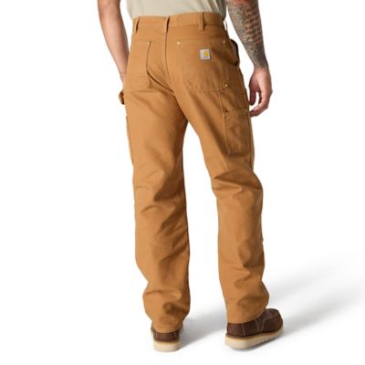 Carhartt Men's B01 Loose Straight Firm Duck Double-Front Dungaree ...