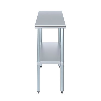 Image showing  30 in. x 15 in. Stainless Steel Table With Shelf