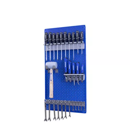 OmniWall 1 Panel OmniWall Kit CGS-KIT-1PL-BLU-SLV Pegboards