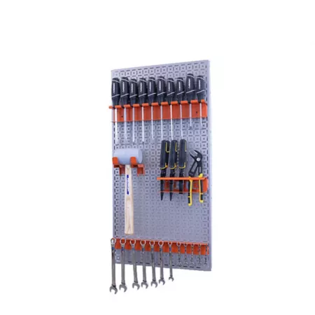 OmniWall 1 Panel OmniWall Kit CGS-KIT-1PL-SLV-ORG Pegboards