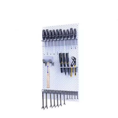 OmniWall 1 Panel OmniWall Kit CGS-KIT-1PL-WHT-SLV Pegboards