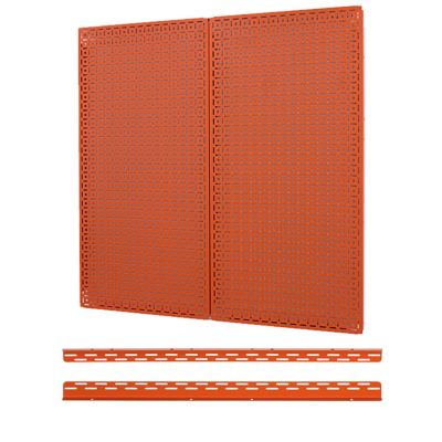 OmniWall 2 Panel Metal Pegboard Kit, CGS-KIT-2PK-AMZ-ORG