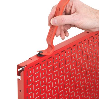 Image showing  2 Panel Metal Pegboard Kit, CGS-KIT-2PK-AMZ-ORG