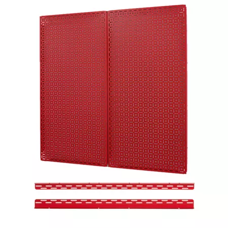 OmniWall 2-Panel Metal Pegboard Kit CGS-KIT-2PK-AMZ-RED Pegboards