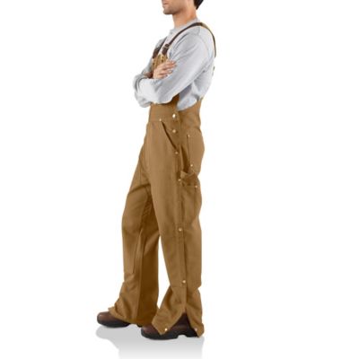 Image showing  Men's Loose Fit Firm Duck Bib Overalls