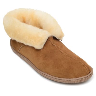 Minnetonka Men's Sheepskin Ankle Boot