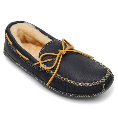 Calzado De Invierno Hombre Minnetonka 3950x Moose With Fleece, Mocasines Hombre Zapatos Ante Marron Hombre