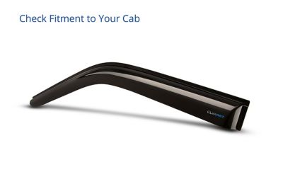 Image showing  Tape-On Window Deflectors Extra Durable for Ford F250 1999-2016 SuperCrew